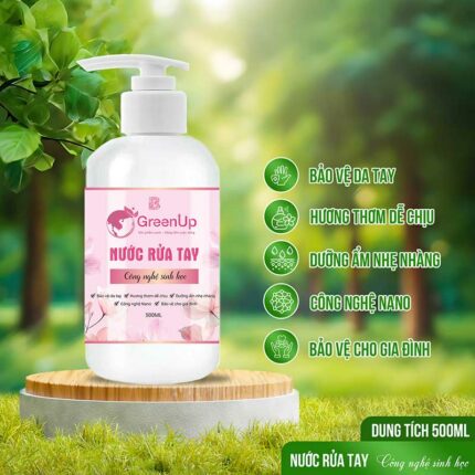 Nước rửa tay công nghệ sinh học GreenUp 500ml